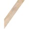 Ekena Millwork 5 1/2"W x 20"D x 28"H Traditional Smooth Knee Brace, Douglas Fir BRC06X20X28TRA00SDF - alternate 4